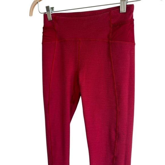 Lululemon Pedal Power Tight, Deepest Cranberry, Size 4 - Picture 10 of 16